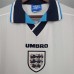 England 1996 European Cup Home White Soccer Jersey